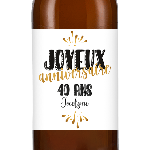 Visuel bouteille mariage champêtre bohème